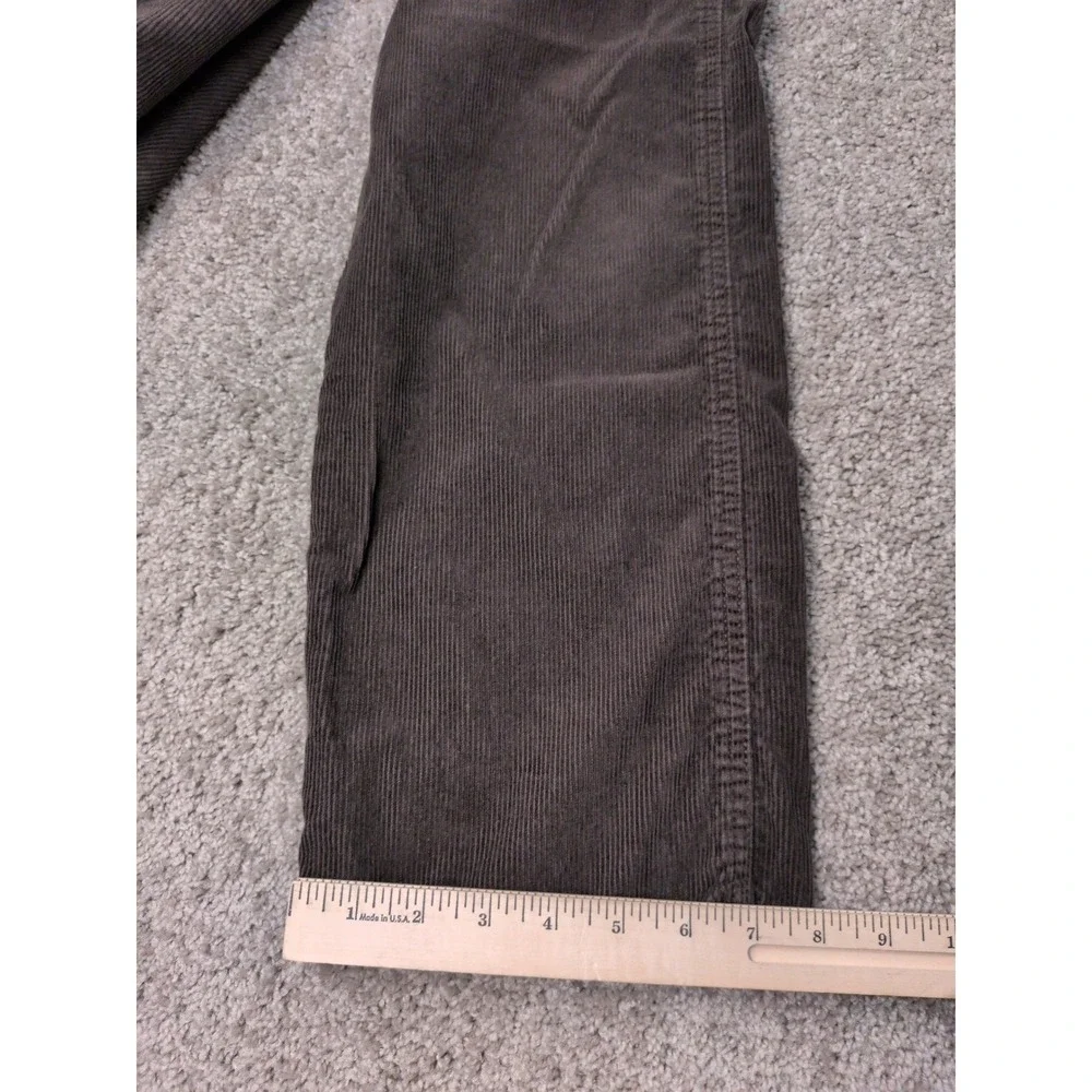 Gap Teen Brown Corduroy Carpenter Pants Wide Leg Size 14 Utility Workwear‎